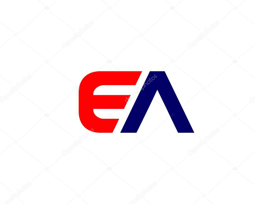 EA AE LETTER LOGO DESIGN VECTOR TEMPLATE. EA AE LOGO DESIGN.
