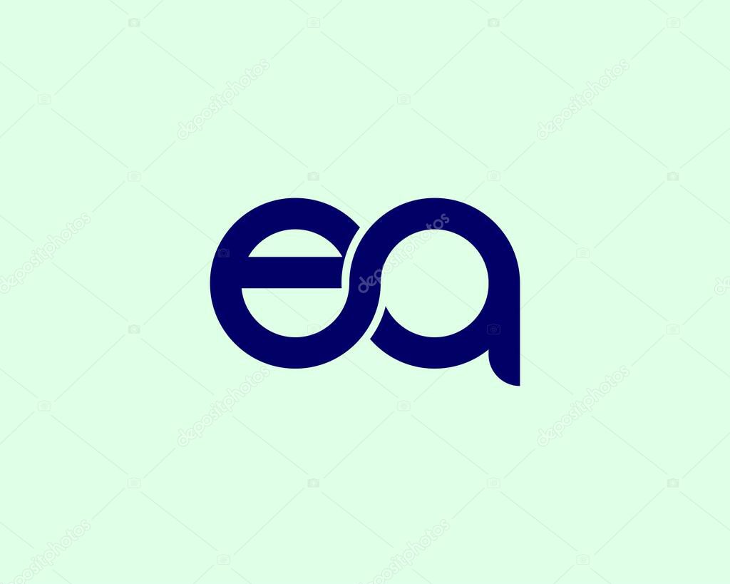 EA AE LETTER LOGO DESIGN VECTOR TEMPLATE. EA AE LOGO DESIGN.