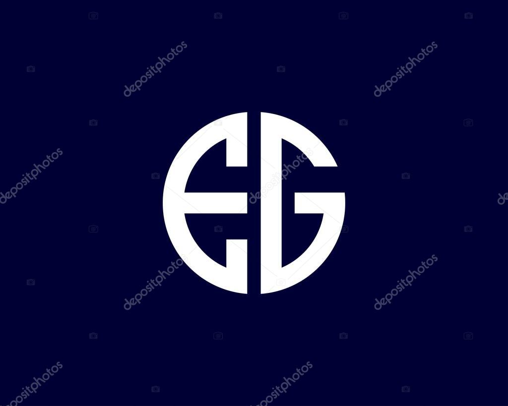 EG GE LETTER LOGO DESIGN VECTOR TEMPLATE. EG GE LOGO DESIGN.