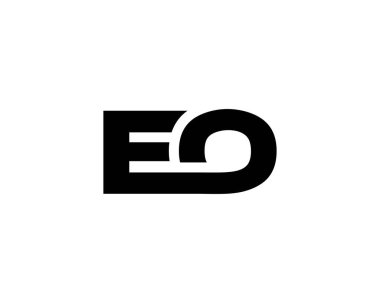 Eo Oe Letter logosu. DESIGN VECTOR TEMPLATE. EO OE logo DESIGN. 