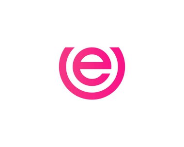 AB 'nin UE harfli logosu DESIGN VECTOR TEMPLATE. AB Kullanıcı Logosu DESIGN.