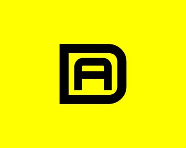 DESIGN VECTOR TEMPLATE 'nin logosu. DA AD Logo DESIGN