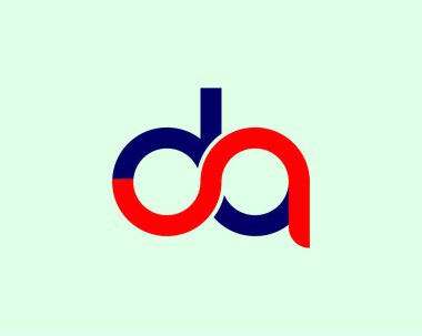 DESIGN VECTOR TEMPLATE 'nin logosu. DA AD Logo DESIGN