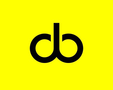 DB BD Letter logosu DESIGN VECTOR TEMPLATE. DB BD Logo DESIGN.