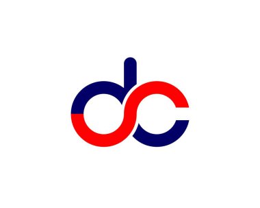 DC CD 'si, logo, ekran veCTor TEMPlatesi. DC CD logosu DESIGN.