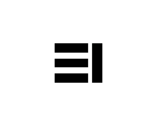 Letter Logo Design Vector Template Logo Design — Vettoriale Stock