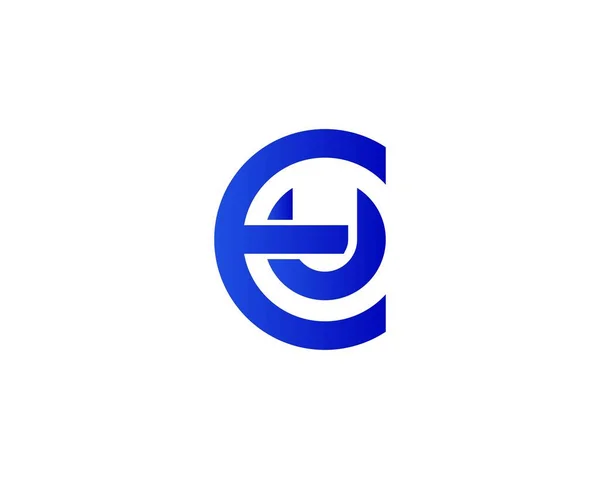 欧盟Eu Logo Design Ign — 图库矢量图片