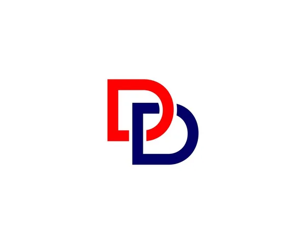 Letter Logo Design Vector Template Ddロゴデザイン — ストックベクタ