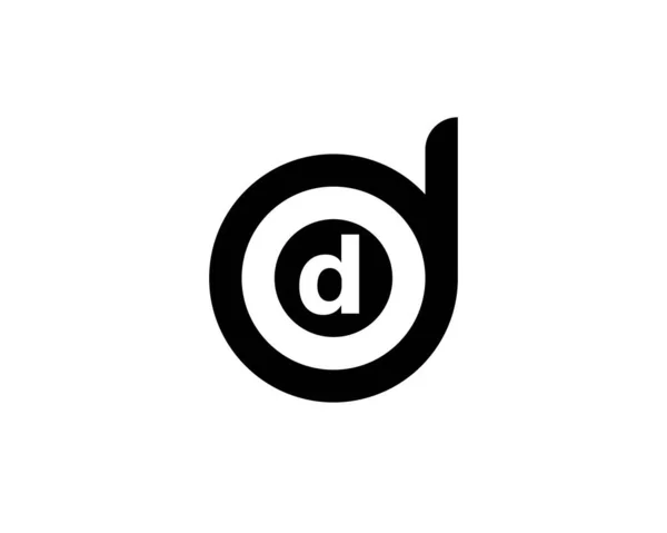 Letter Logo Design Vector Template Ddロゴデザイン — ストックベクタ