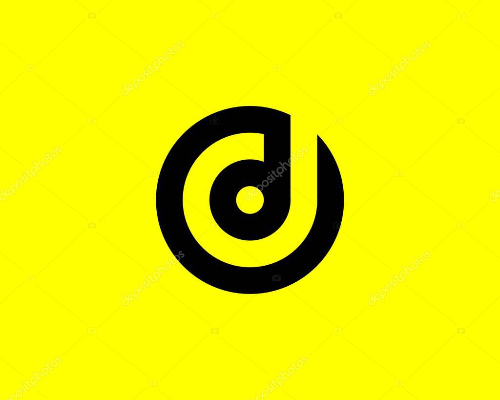 D DD LETTER LOGO DESIGN VECTOR TEMPLATE. D DD LOGO DESIGN