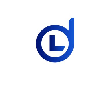 DL LD Letter logosu DESIGN VECTOR TEMPLATE. DL LD LOGO DESIGN.