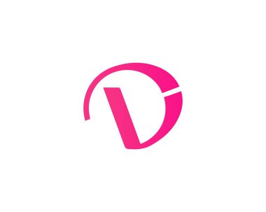 DV VD harfli logo DESIGN VECTOR TEMPLATE. VD DV logo DESIGN.