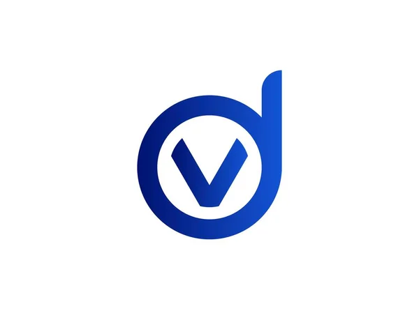 Brief Logo Ontwerp Vector Templaat Logo Ontwerp — Stockvector
