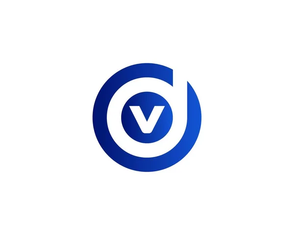 Vd字母Logo设计Vector Template Logo设计 — 图库矢量图片