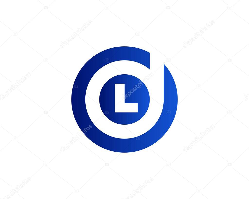 DL LD LETTER LOGO DESIGN VECTOR TEMPLATE. DL LD LOGO DESIGN.