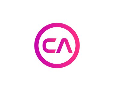 KOA AC 'nin logosu DESIGN VECTOR TEMPlate. CA AC logosu DESIGN.