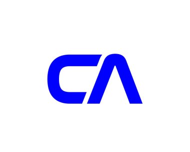 KOA AC 'nin logosu DESIGN VECTOR TEMPlate. CA AC logosu DESIGN.