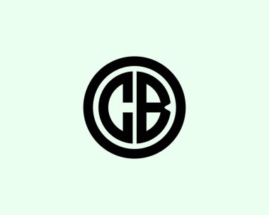 CB BC harfli logo DESIGN VECTOR TEMPLATE. CB BC LOGO DESIGN.