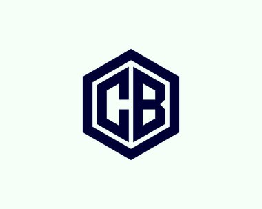 CB BC harfli logo DESIGN VECTOR TEMPLATE. CB BC LOGO DESIGN.