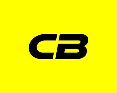 CB BC harfli logo DESIGN VECTOR TEMPLATE. CB BC LOGO DESIGN.