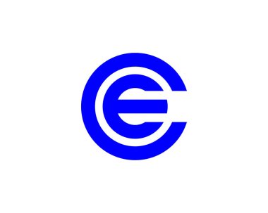 ATEŞ Bülteni logosu, DESIGN VECTOR TEMPlate. EC logosu DESIGN