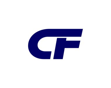 CF FC 'nin logosu DESIGN VECTOR TEMPLATE. CF FC logosu DESIGN.