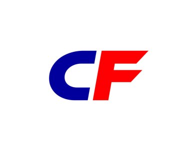 CF FC 'nin logosu DESIGN VECTOR TEMPLATE. CF FC logosu DESIGN.