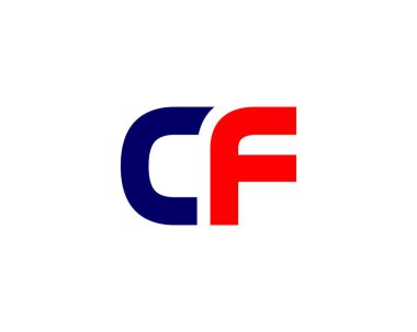 CF FC 'nin logosu DESIGN VECTOR TEMPLATE. CF FC logosu DESIGN.