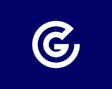 CG GC 'nin logosu DESIGN VECTOR TEMPLATE. CG GC logosu DESIGN.