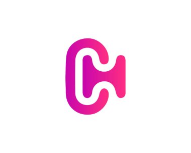 CH HC 'nin logosu DESIGN VECTOR TEMPlatesi. CH HC logosu DESIGN.