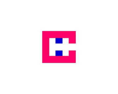 CH HC 'nin logosu DESIGN VECTOR TEMPlatesi. CH HC logosu DESIGN.