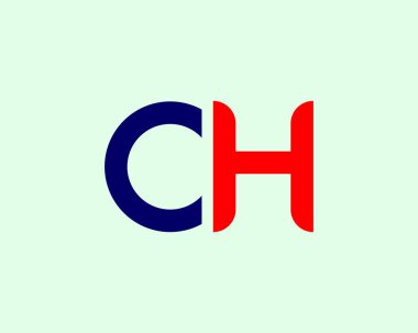 CH HC 'nin logosu DESIGN VECTOR TEMPlatesi. CH HC logosu DESIGN.