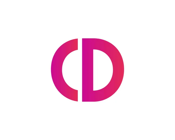 Letter Logo Design Vector Template Logo Tervezés — Stock Vector