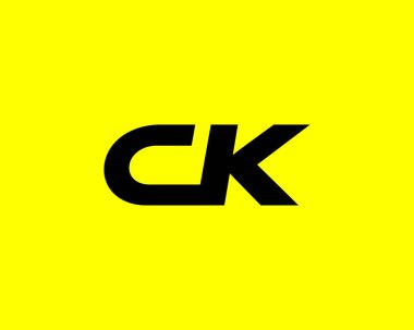 CK KC 'nin logosu DESIGN VECTOR TEMPLATE. CK KC logosu DESIGN.