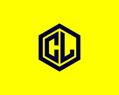 CL LC Letter logosu DESIGN VECTOR TEMPlate. CL LC logosu DESIGN.