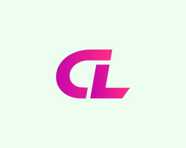 CL LC Letter logosu DESIGN VECTOR TEMPlate. CL LC logosu DESIGN.