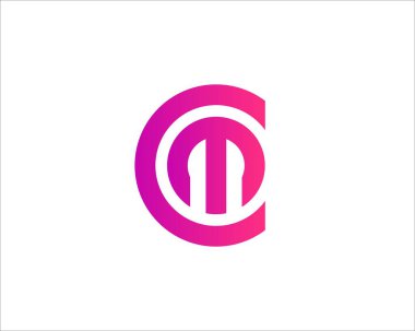 CM MC Letter logosu DESIGN VECTOR TEMPLATE. CM MC logosu DESIGN.