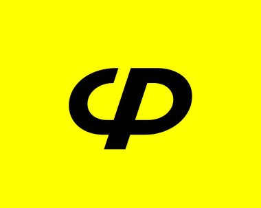 CP PC Letter logosu DESIGN VECTOR TEMPLATE. CP PC logosu DESIGN.