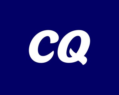 CQ QC Letter logosu DESIGN VECTOR TEMPLATE. CQ QC logosu DESIGN.