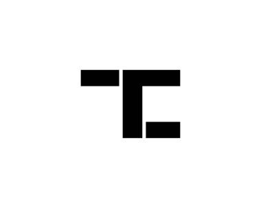 TC, Logo 'yu DESIGN VECTOR TEMPLATE' ye gönderdi. CT TC Logosu DESIGN.