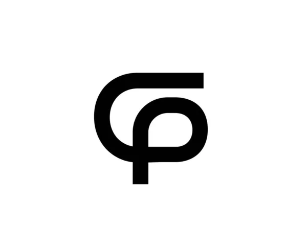 Літерний Вектор Дизайну Логотипу Дизайн Логотипу — стоковий вектор