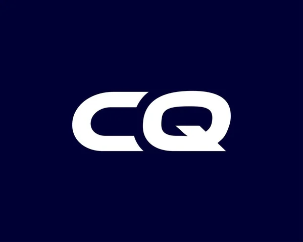 Qcレターロゴデザインベクターのテンプレート Qcロゴデザイン — ストックベクタ