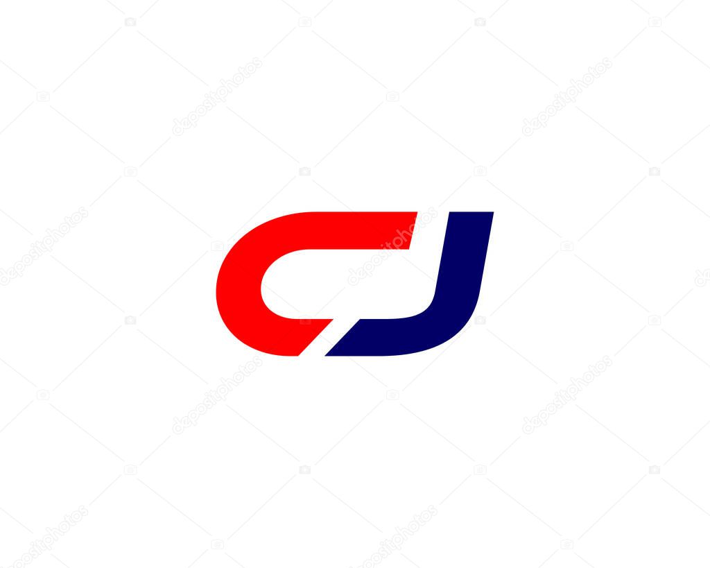 CJ JC LETTER LOGO DESIGN VECTOR TEMPLATE. CJ JC LOGO DESIGN.
