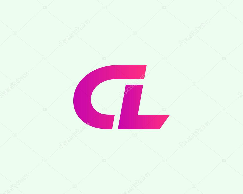 CL LC LETTER LOGO DESIGN VECTOR TEMPLATE. CL LC LOGO DESIGN.