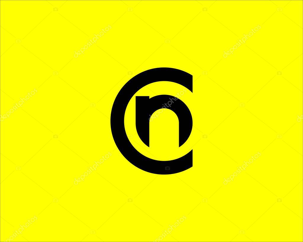 CN NC LETTER LOGO DESIGN VECTOR TEMPLATE. CN NC LOGO DESIGN.