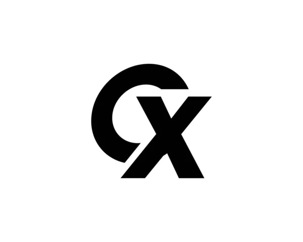 Xc字母Logo设计Vector Template Logo设计 — 图库矢量图片