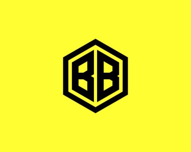 B BB harfli logo DESIGN VECTOR TEMPLATE. B BB logosu DESIGN.