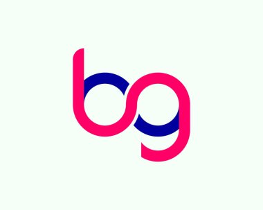 BG GB 'nin logosu DESIGN VECTOR TEMPLATE. BG GB logosu DESIGN.