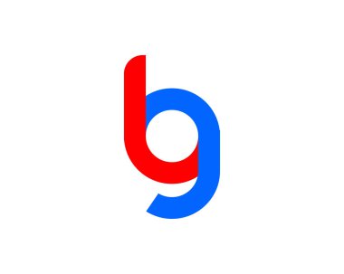 BG GB 'nin logosu DESIGN VECTOR TEMPLATE. BG GB logosu DESIGN.