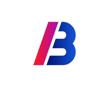 FBI 'ın logosu DESIGN VECTOR TEMPLATE. BB logosu DESIGN.
